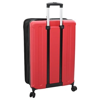 Koffer met slot Rood 50 x 30 x 76 cm ABS Kunststof 5