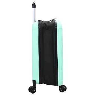 Koffer met slot Mintgroen 34 x 23 x 55.5 cm ABS Kunststof 4