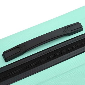 Koffer met slot 3 pcs Mintgroen 50 x 31 x 78 cm ABS Kunststof 8
