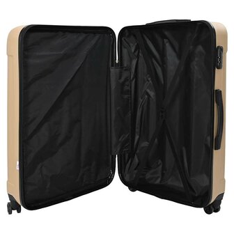 Koffer met slot 3 pcs champagne 50 x 31 x 78 cm ABS Kunststof 4
