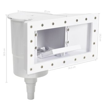 11-delige Zwembadskimmer 34,3x25x30,5 cm 8