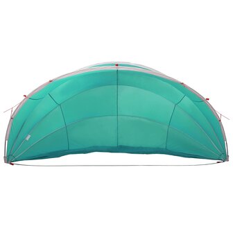 Zwembadoverkapping Blauw 430 x 430 x 210 cm 185T polyester met PU-coating 7