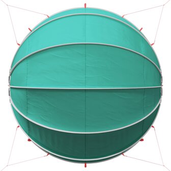 Zwembadoverkapping Blauw 430 x 430 x 210 cm 185T polyester met PU-coating 11