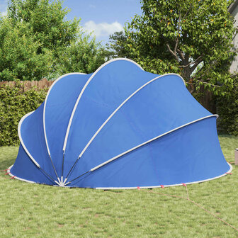 Zwembadoverkapping Groen 546 x 516 x 250 cm 185T polyester met PU-coating 4