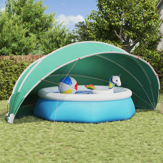 Zwembadoverkapping Blauw 546 x 516 x 250 cm 185T polyester met PU-coating 1
