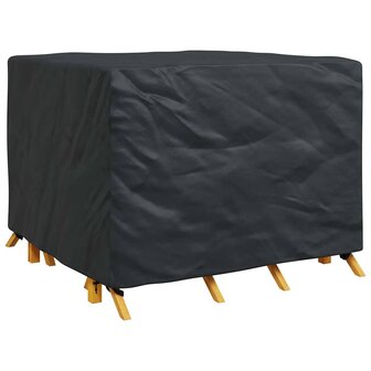 Tuinsethoes Zwart 125 x 125 x 74 cm 420D Oxford stof 3