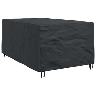 Tuinsethoes Effen Zwart 143 x 225 x 90 cm 210D 2