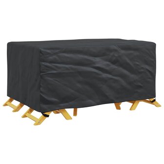Tuinsethoes Effen Zwart 172 x 113 x 73 cm 420D 3