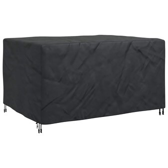 Tuinsethoes Effen Zwart 180 x 120 x 74 cm 210D 11