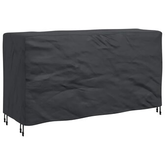 Tuinsethoes Effen Zwart 180 x 70 x 90 cm 210D 2