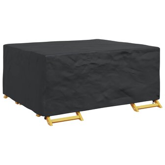 Tuinsethoes Effen Zwart 200 x 160 x 70 cm 210D 3