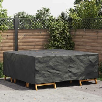 Tuinsethoes Effen Zwart 200 x 190 x 85 cm 210D 1