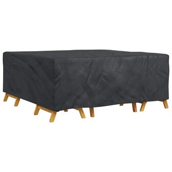 Tuinsethoes Effen Zwart 200 x 190 x 85 cm 210D 3