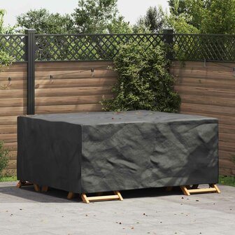 Tuinsethoes Effen Zwart 200 x 165 x 80 cm 420D 1