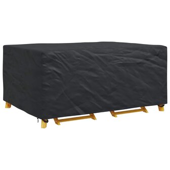 Tuinsethoes Effen Zwart 240 x 160 x 100 cm 210D 3