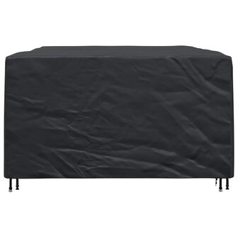Tuinsethoes Effen Zwart 270 x 180 x 90 cm 210D 8