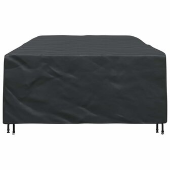 Tuinsethoes Effen Zwart 315 x 180 x 74 cm 210D 2