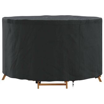 Tuinsethoes Zwart 128 x 128 x 71 cm 210D Oxford Stof 3