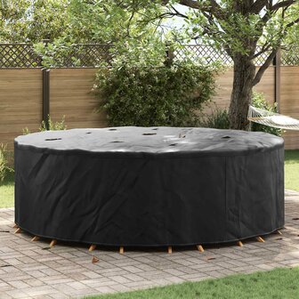 Tuinsethoes Zwart 279 x 279 x 71 cm 210D Oxford Stof 1