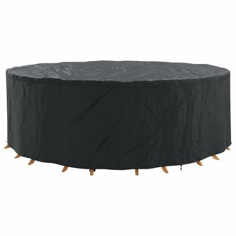 Tuinsethoes Zwart 279 x 279 x 71 cm 210D Oxford Stof 3