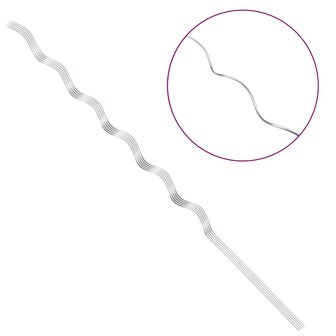 Plantondersteuning 5 pcs Zilver 150 x 0,6 x 0,6 cm Staal 8