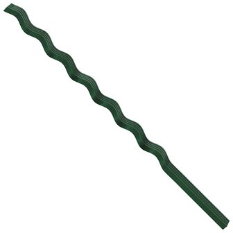 Plantondersteuning 50 pcs Groen 170 x 0,6 x 0,6 cm Staal 9