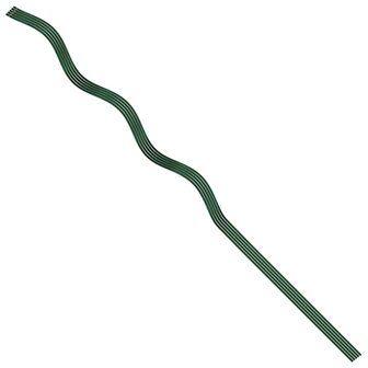 Plantondersteuning 5 pcs Groen 110 x 0.6 x 0.6 cm Staal 9