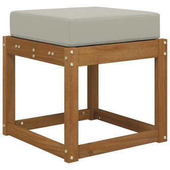 Buiten Zitkussen Grijs 40 x 40 x 8 cm 100% Polyester 3