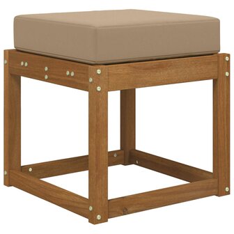 Buiten Zitkussen Taupe 40 x 40 x 8 cm 100% Polyester 3