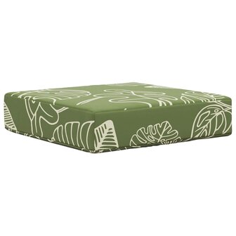 Buiten Zitkussen Groene Bladeren 40 x 40 x 8 cm 100% Polyester 2