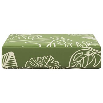 Buiten Zitkussen Groene Bladeren 40 x 40 x 8 cm 100% Polyester 4