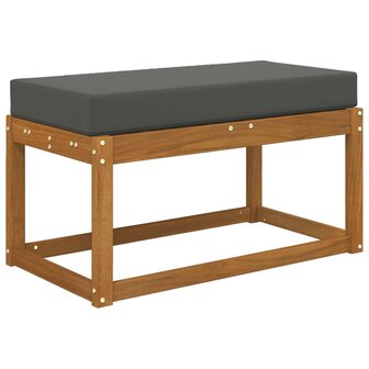 Buiten Zitkussen Antraciet 80 x 40 x 8 cm 100% Polyester 3