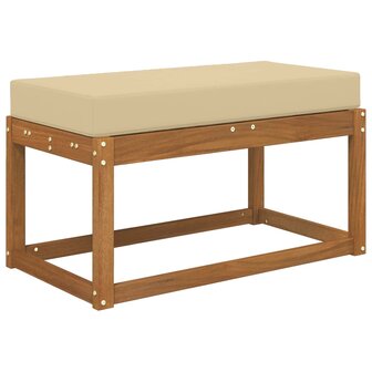Buiten Zitkussen Beige 80 x 40 x 8 cm 100% Polyester 3