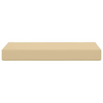 Buiten Zitkussen Beige 80 x 40 x 8 cm 100% Polyester 4