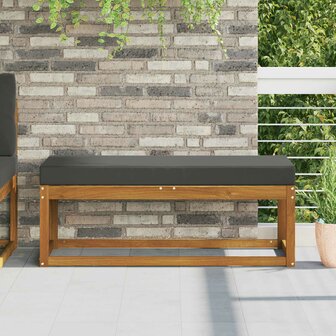 Buiten Zitkussen Antraciet 115 x 40 x 8 cm 100% Polyester 1