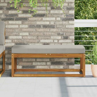 Buiten Zitkussen Grijs 111,5 x 40 x 8 cm 100% Polyester 1