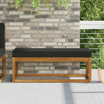 Buiten Zitkussen Zwart 111,5 x 40 x 8 cm 100% Polyester 1