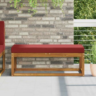 Buiten Zitkussen Wijnrood 111,5 x 40 x 8 cm 100% Polyester 1