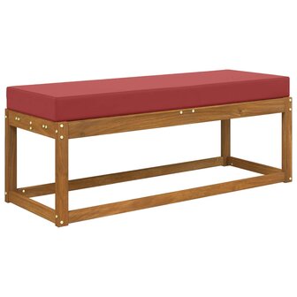 Buiten Zitkussen Wijnrood 111,5 x 40 x 8 cm 100% Polyester 3