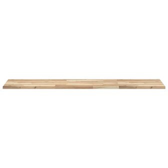 Wastafelblad 160x40x2 cm onbehandeld massief acaciahout 3