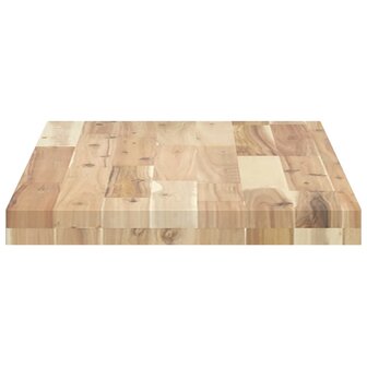 Wastafelblad 60x40x4 cm onbehandeld massief acaciahout 5