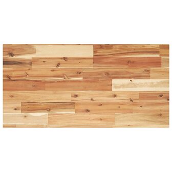 Wastafelblad met olieafwerking 100x40x2 cm massief acaciahout 1
