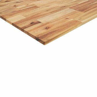 Wastafelblad met olieafwerking 100x40x2 cm massief acaciahout 7