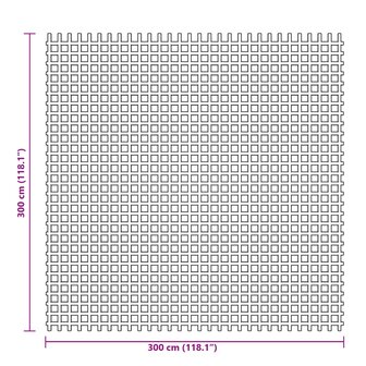 Tenttapijt 3x3 m antracietkleurig 7