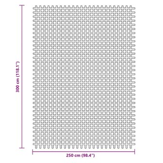 Tenttapijt 3x2,5 m blauw 7