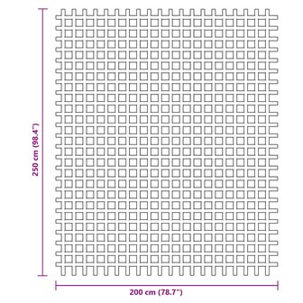 Tenttapijt 2,5x2 m groen 7