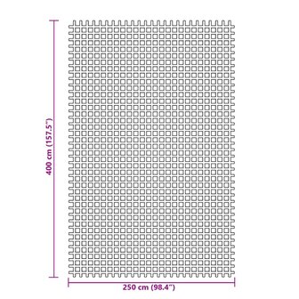 Tenttapijt 4x2,5 m groen 7
