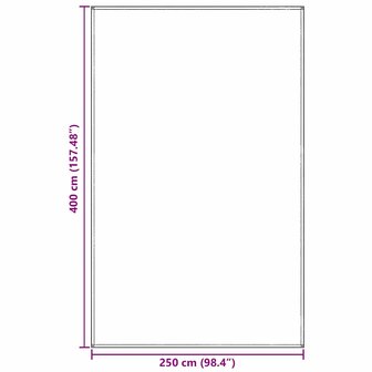Tenttapijt Blauw en Grijs 400 x 250 cm Polyetheen 9