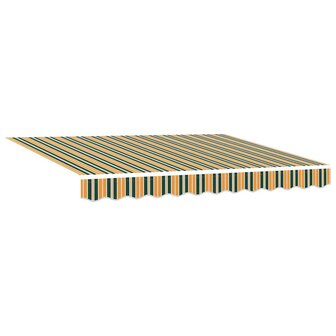 Elektrisch Uittrekbaar Zonnescherm Groen en geel 300 x 250 cm 5