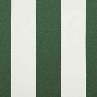 Elektrisch Uittrekbaar Zonnescherm Groen en Wit 300 x 250 cm 11